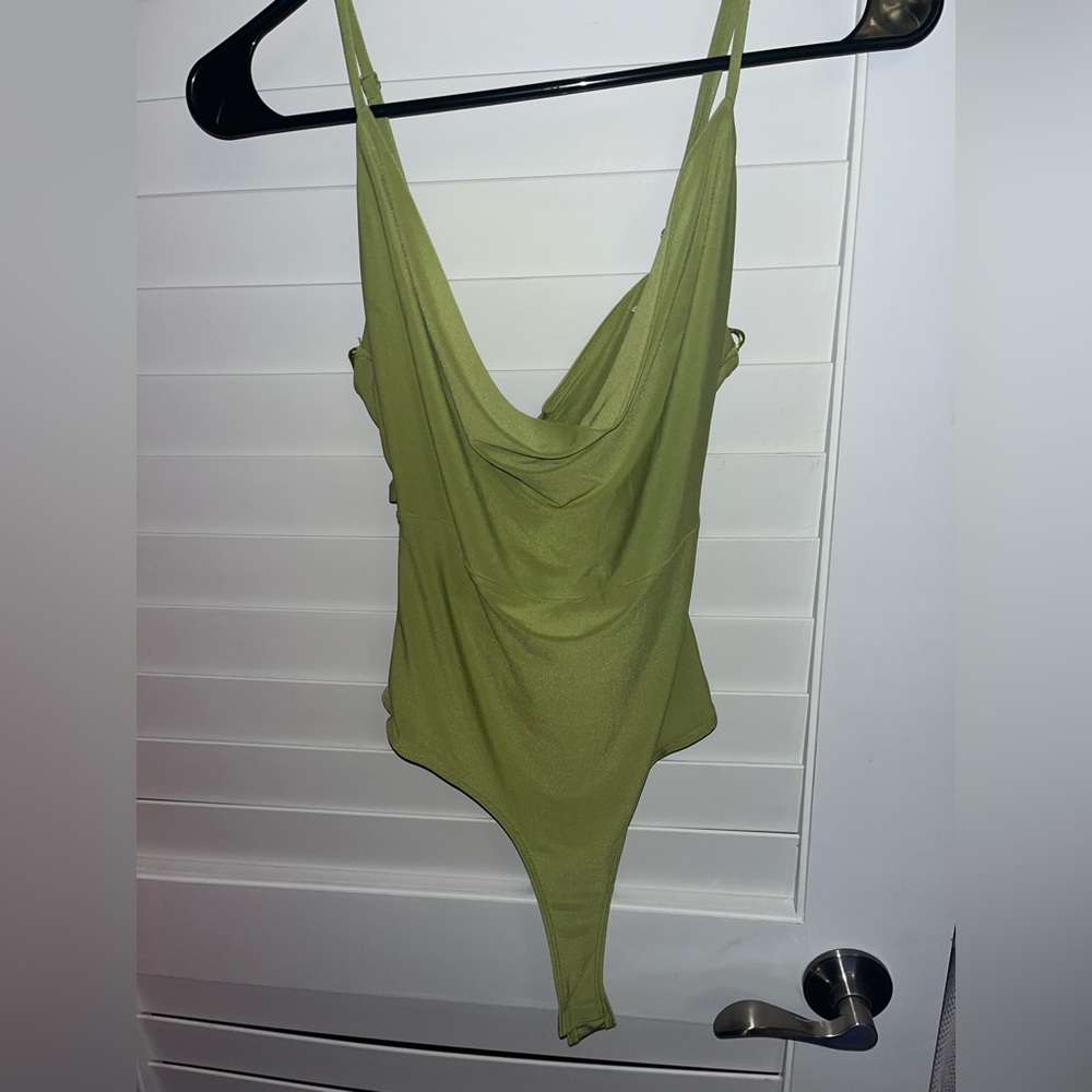 Green meraki bodysuit / size small